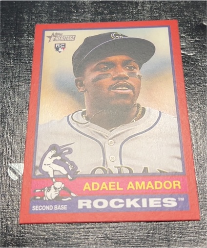 2025 Topps Heritage #61 Adael Amador — front