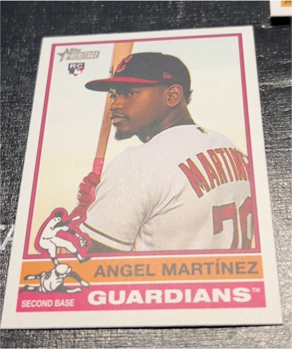 2025 Topps Heritage #338 Angel Martinez — front