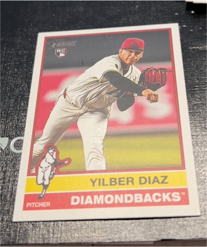 2025 Topps Heritage #372 Yilber Diaz — front