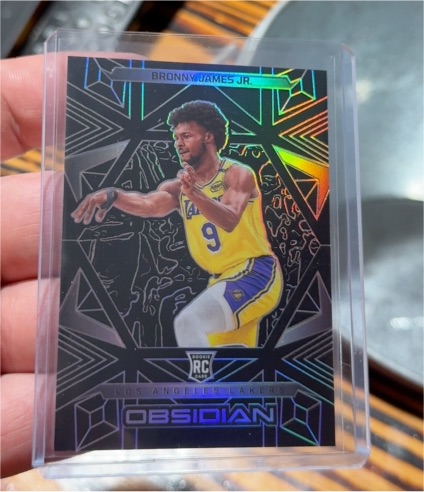 2022-23 Panini Obsidian #RC Bronny James Jr. — front