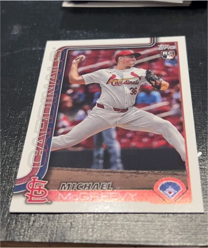 2025 Topps Series 1 #193 Michael McGreevy — front