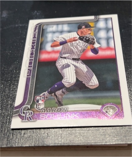 2025 Topps Series 1 #196 Aaron Schunk — front