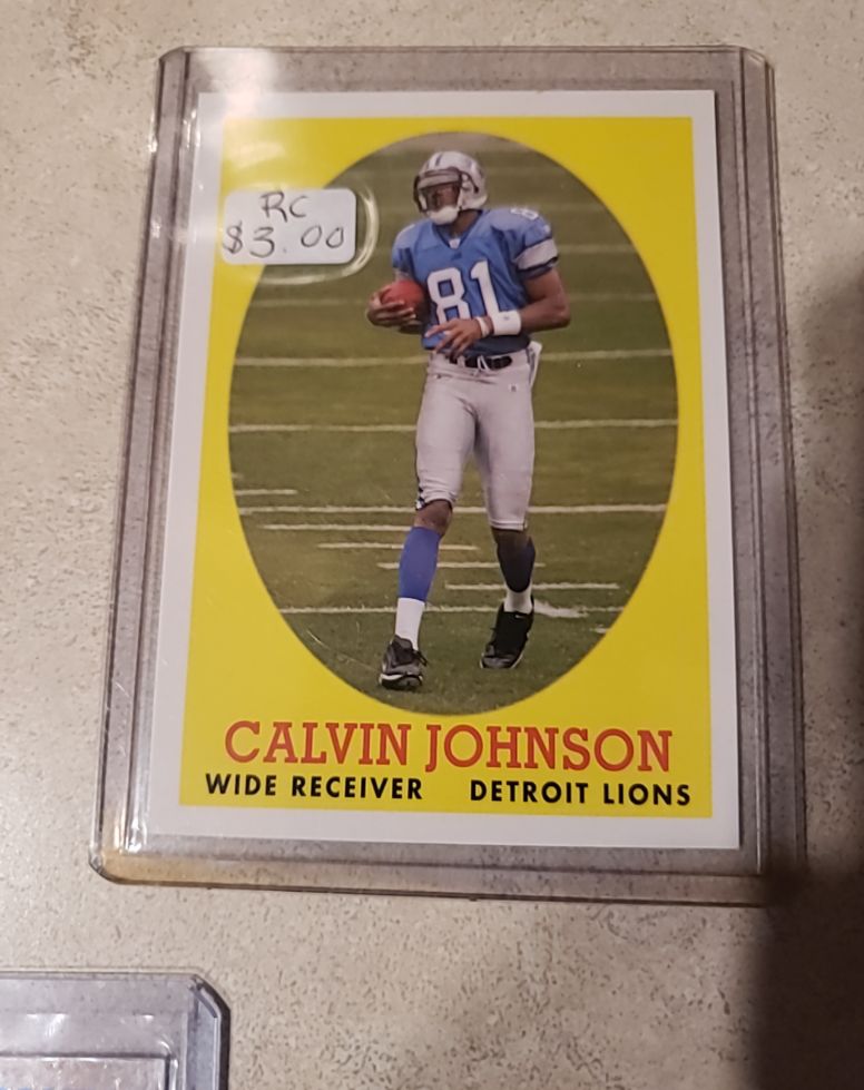 2007 Topps Turn Back The Clock #8 Calvin Johnson — front
