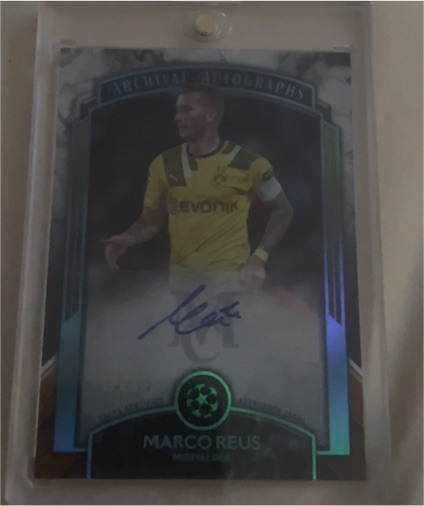 2022-23 Topps Museum Collection Archival Autographs Marco Reus — front
