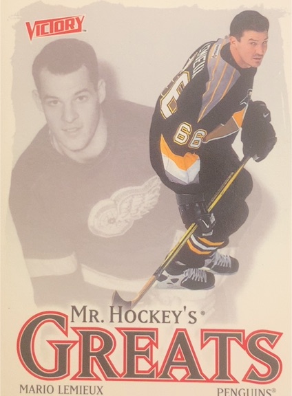 2001-02 Upper Deck Victory Mr. Hockey's Greats #391 Mario Lemieux — front