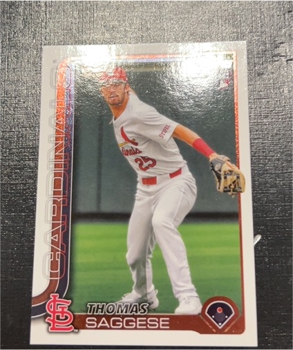 2025 Topps Chrome #87 Thomas Saggese — front