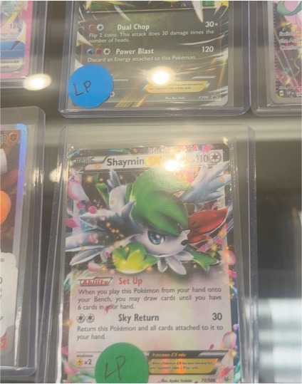 2015 Pokémon TCG Roaring Skies #77 Shaymin EX — front