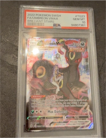 2022 Pokémon SWSH Brilliant Stars #TG23 Umbreon VMAX Full Art — front