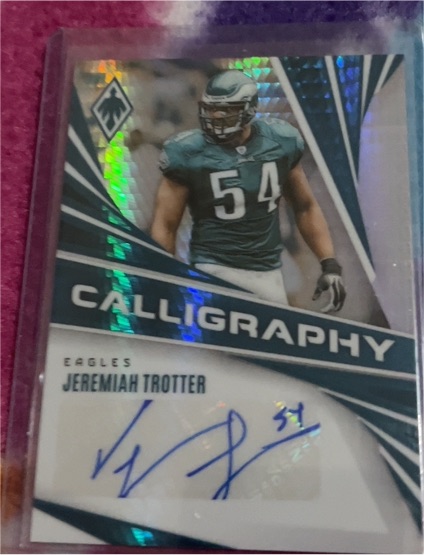 2024 Panini Phoenix Calligraphy #C-JET Jeremiah Trotter — front
