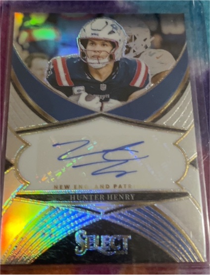 2024 Panini Select Signatures #SSP-HHY Hunter Henry — front