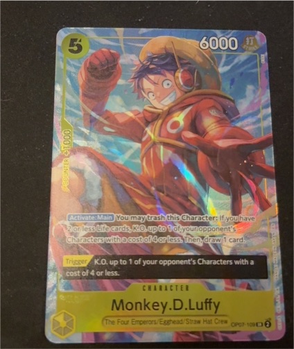 One Piece Illustration Box Vol. 3 #OP07-109 Monkey.D.Luffy — front
