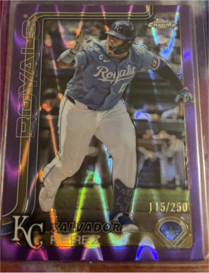 2025 Topps Chrome #114 Salvador Perez — front