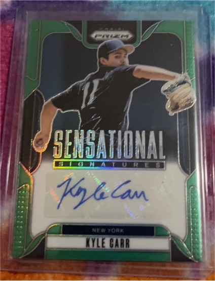 2025 Panini Prizm Sensational Signatures #SS-KC Kyle Carr — front