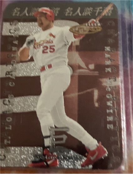 2001 Fleer Futures Characteristics #C2 Mark McGwire — front
