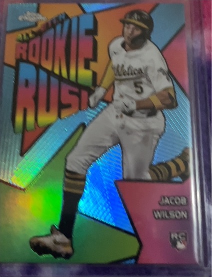 2025 Topps Chrome #CERR-6 Jacob Wilson All-Etch Rookie Rush — front