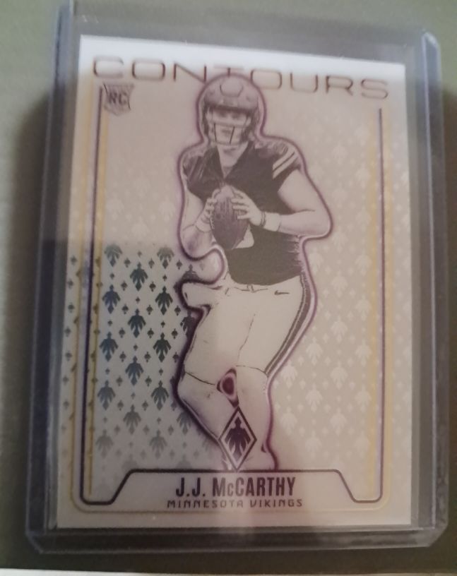 2024 Panini Phoenix #CON-JMY J.J. McCarthy Contours — front