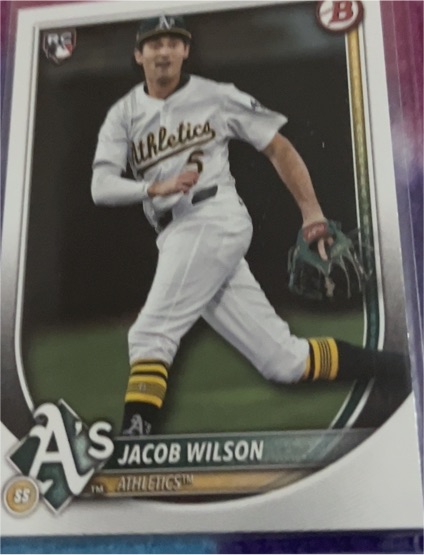 2025 Bowman #9 Jacob Wilson — front