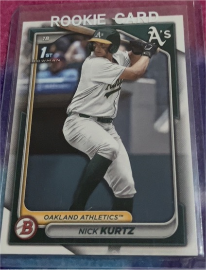 2024 Bowman Draft #BD-56 Nick Kurtz — front