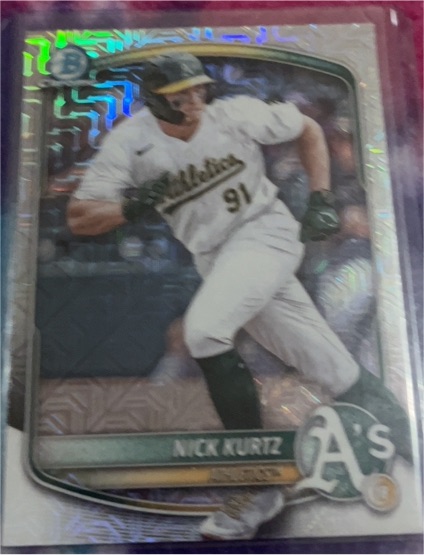 2025 Bowman Chrome Prospects #BCP-114 Nick Kurtz — front