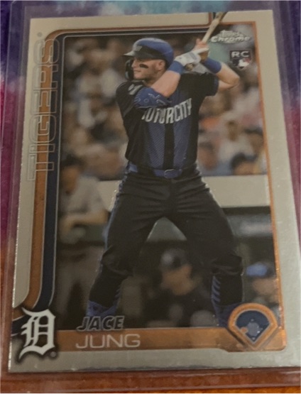 2025 Topps Chrome #225 Jace Jung — front