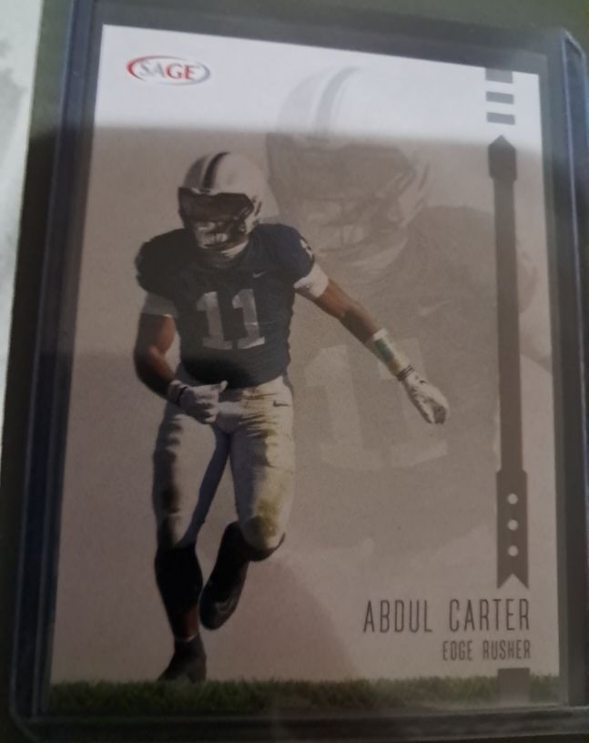 2025 Sage Low Series Purple #64 Abdul Carter — front