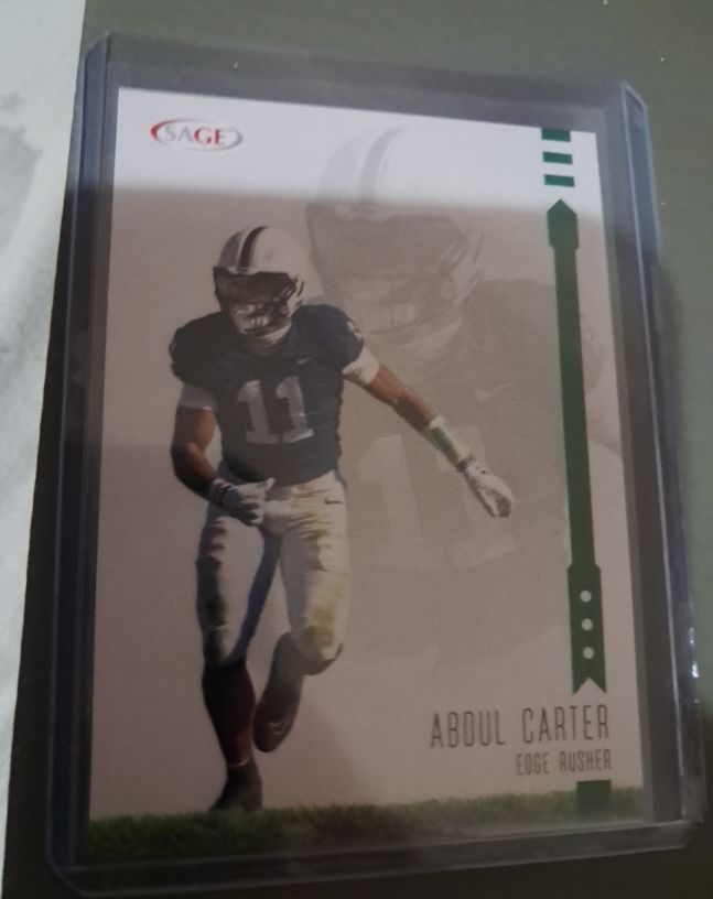 2025 SAGE #64 Abdul Carter — front