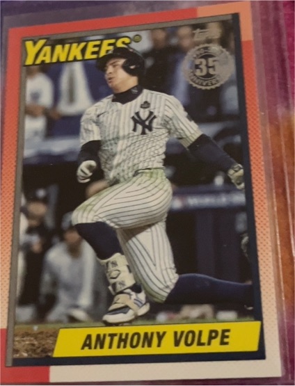 2025 Topps Series 2 #90B2-43 Anthony Volpe — front