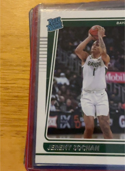 2022 Panini Chronicles Draft Picks Donruss Rated Rookie #15 Jeremy Sochan — front