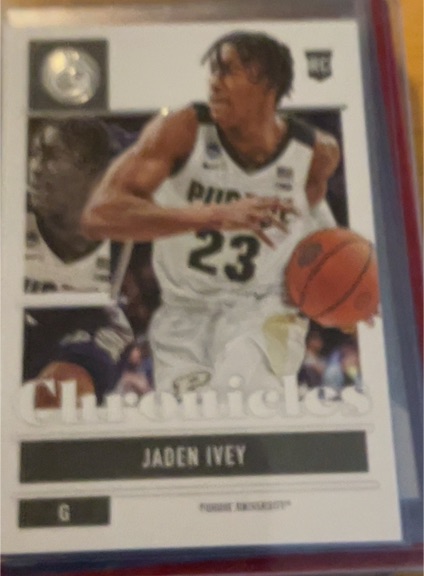2022-23 Panini Chronicles Draft Picks #12 Jaden Ivey — front