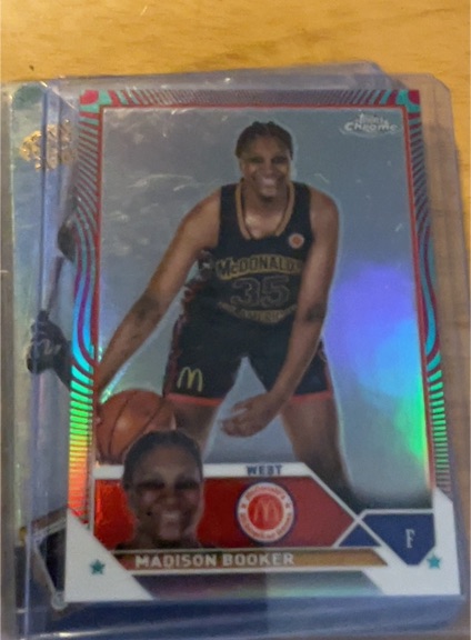 2023 Topps Chrome McDonald's All American #87 Madison Booker — front