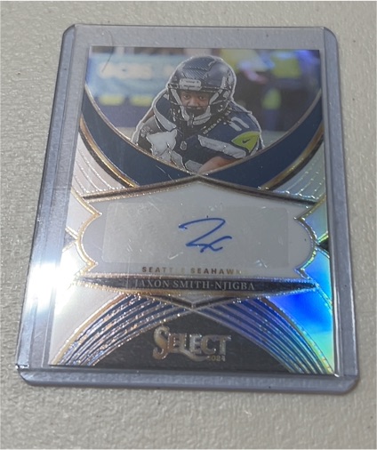 2024 Panini Select Signatures #SSP-JSN Jaxon Smith-Njigba — front