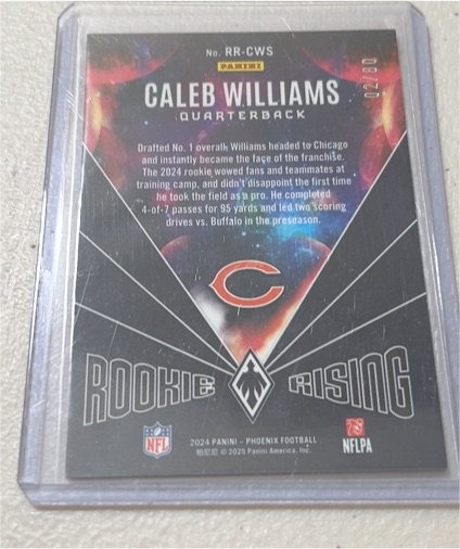 2024 Panini Phoenix Rookie Rising #RR-CWS Caleb Williams — front