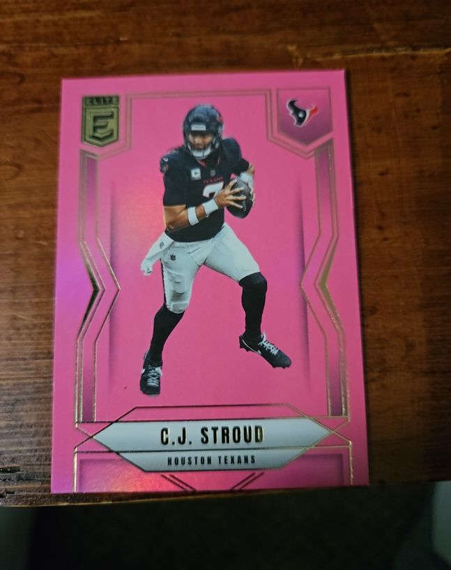2025 Panini Donruss Elite #53 C.J. Stroud Pink — front