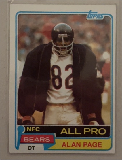 1981 Topps #160 Alan Page — front