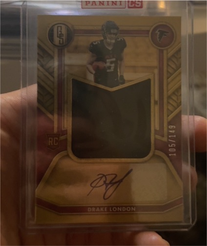 2022 Panini Gold Standard #RAJ-DLO Drake London — front
