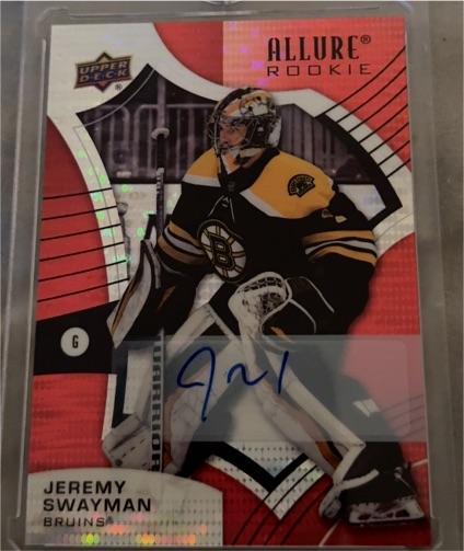 2021-22 Upper Deck Allure #146 Jeremy Swayman — front
