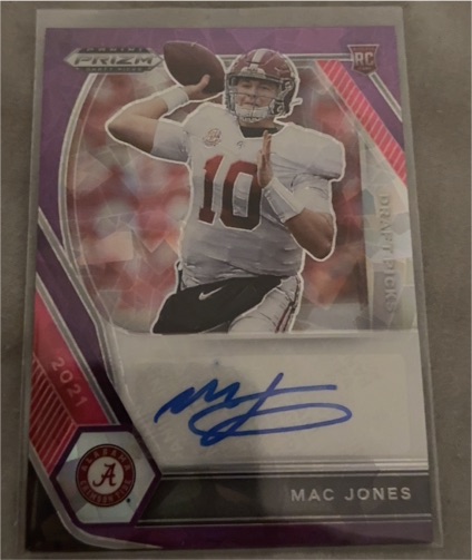 2021 Panini Prizm Draft Picks #DPA-MAC Mac Jones — front