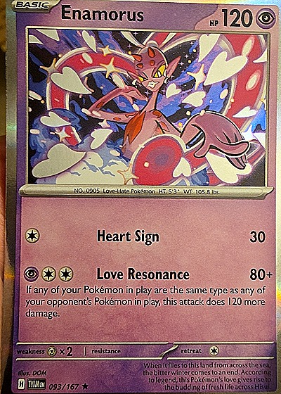 2024 Pokemon Scarlet & Violet Twilight Masquerade #093 Enamorus — front