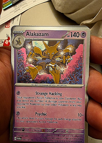 2024 Pokémon Twilight Masquerade #082 Alakazam — front