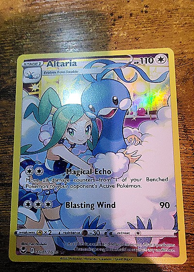 2022 Pokemon Silver Tempest #TG11 Altaria — front
