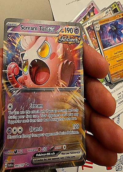 2023 Pokémon SV06: Twilight Masquerade #094/167 Scream Tail ex — front