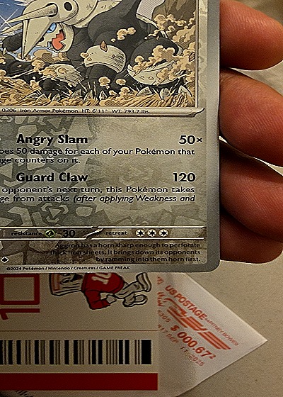 2024 Pokémon #306 Iron Treads — front