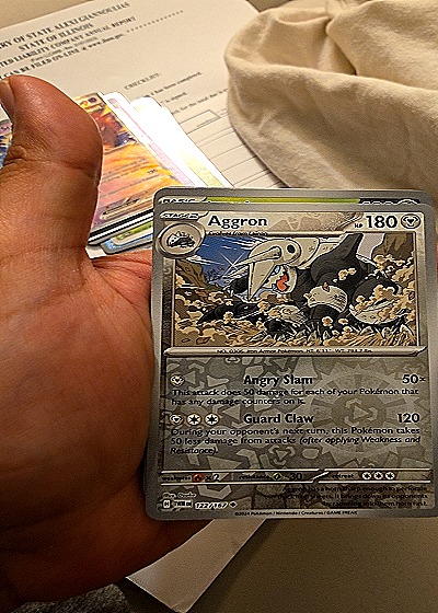 2023 Pokemon Twilight Masquerade #122 Aggron — front