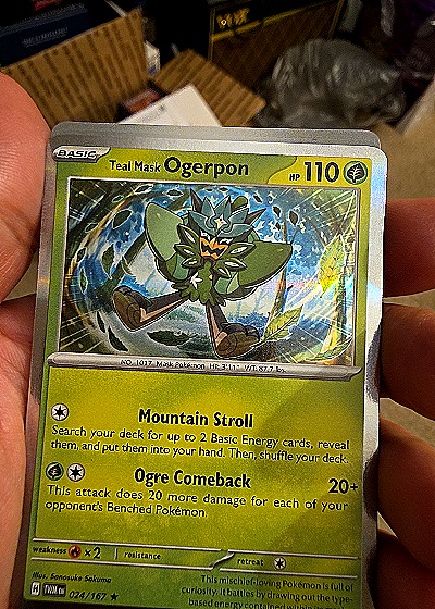 2024 Pokémon Twilight Masquerade #024 Teal Mask Ogerpon — front