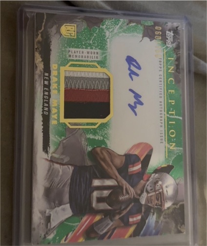 2024 Topps Inception #060 Drake Maye — front