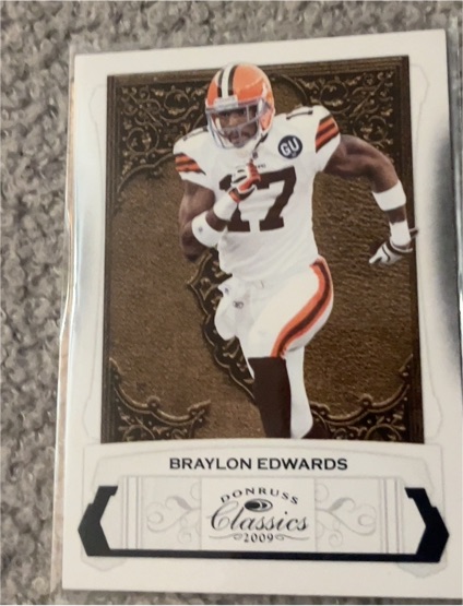 2009 Donruss Classics Football #24 Braylon Edwards — front