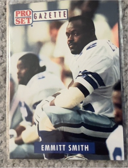 1991 Pro Set #1 Emmitt Smith Gazette Magazine Promo — front