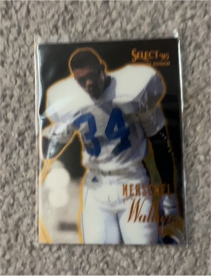 1995 Select Certified Edition #34 Herschel Walker — front