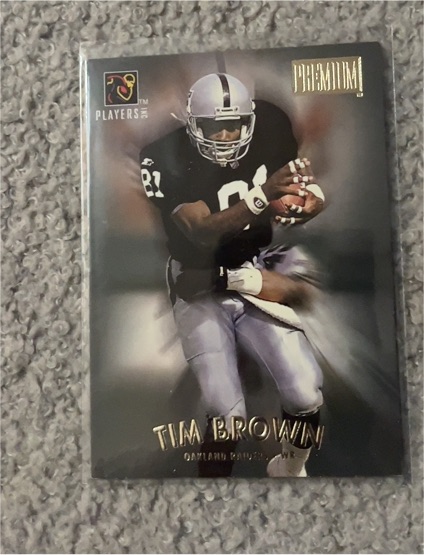 1997 SkyBox Premium #70 Tim Brown — front