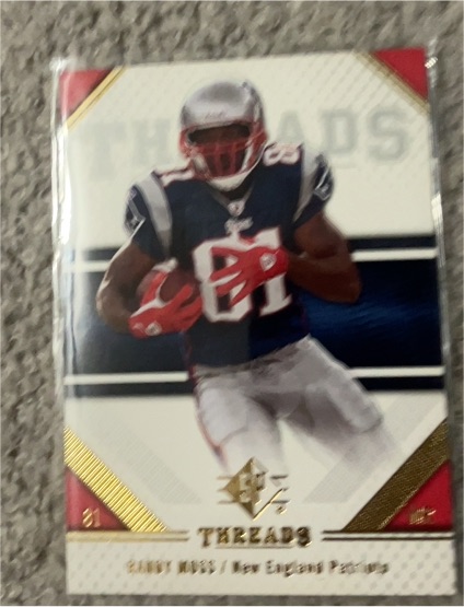 2009 Upper Deck SP Threads #78 Randy Moss — front